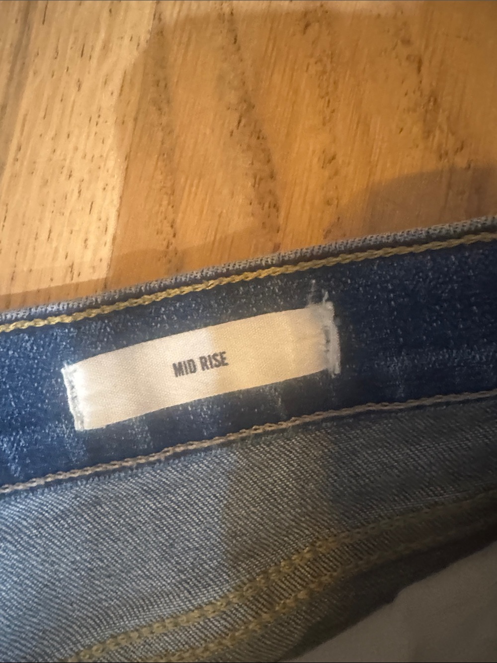 Nili Lotan Distressed Dark Blue Straight-Leg Jeans Classic wash mid rise - Picture 3 of 4